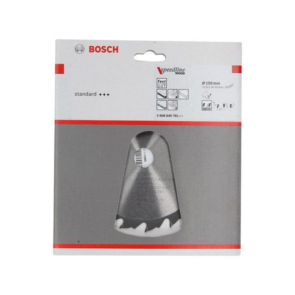 Bosch - Kreissägeblatt PRO Wood Kreissägeblatt, 2608640781 150 x 2 x 20 mm