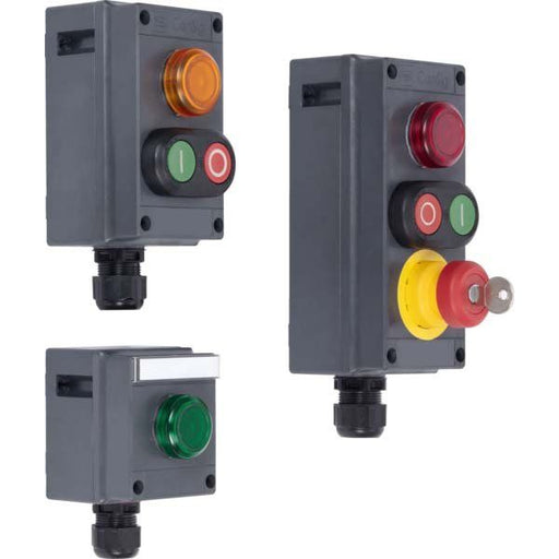 Stahl - Befehls- und Meldegeräte-Kombination im Gehäuse Befehlsgerätesystem 263301 Reihe ConSig 8040 − 1 Stück by Stahl
