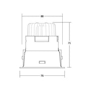 Brumberg Leuchten - Downlight/Strahler/Flutlicht LED-Einbaustrahler 230V 39173183DW 3000-1800K