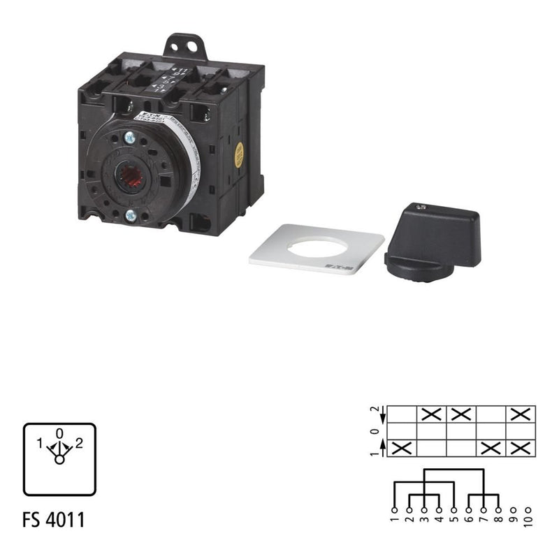 Eaton - Lastschalter Wendeschalter T3 32A T3-3-8228/XZ Zwischenbau