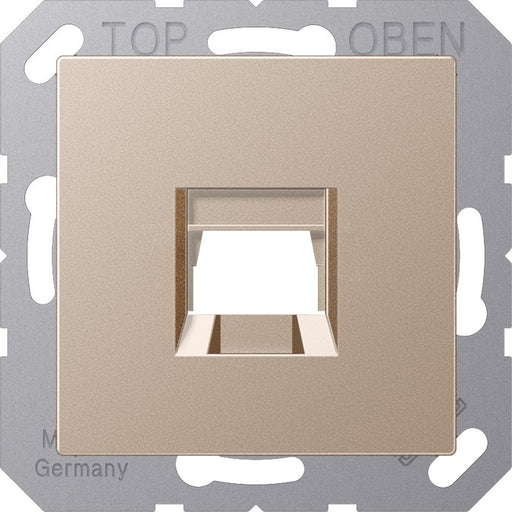 Jung - Einsatz/Abdeckung für Kommunikationstechnik Abdeckung 1-fach A 1569-15 WE CH f.MJ WE TE-connect