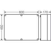 Hensel - Leergehäuse Mi 0601 EB-Maße 575x425x146