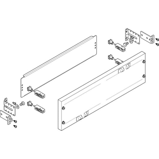 ABN - Verteilerfeld für Installationsverteiler ESPRO-Modul MF2160 flach BxH:500x150mm