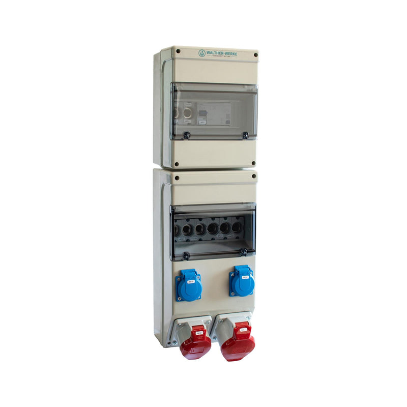 Walther Werke - CEE-Steckdosen-Kombination (IEC 60309) Kunststoff-Steckdosenkombi 6993023 nationIn: 40A mit