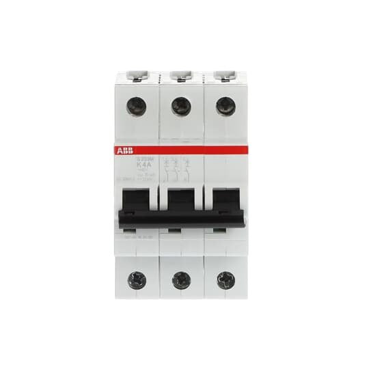 ABB Stotz S&J - Leitungsschutzschalter Sicherungsautomat S203M-K4 10 kA, 4 A, 3P