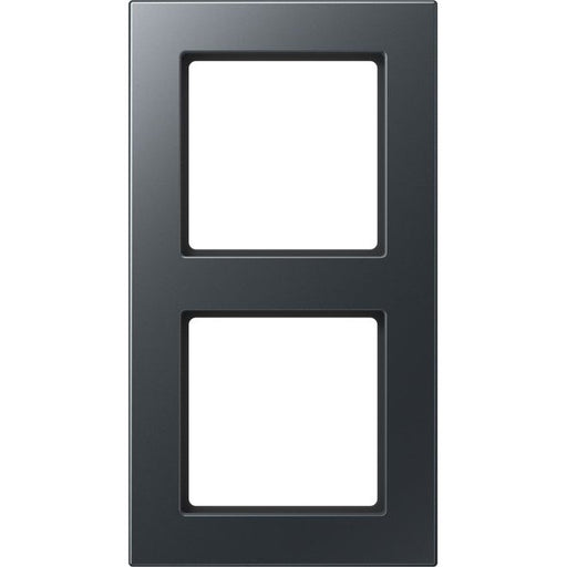 Jung - Abdeckrahmen Rahmen 2-fach A 5582 BF ANM waage/senkrecht