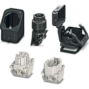 Phoenix Contact - Rechtecksteckverbinder, Set (Industriesteckverbinder) Steckverbinder-Set HCEVOB06PTB #1407710