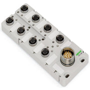 WAGO - Passiver Sensor-/Aktor-Verteiler (ohne Leitung) M12-Sensor-/-Aktorbox 757-185 8-fach,5-polig − 1 Stück