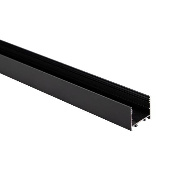Brumberg Leuchten - Mechanisches Zubehör/Ersatzteile für Leuchten LED-Anbauprofil 53606080 2m, schwarz