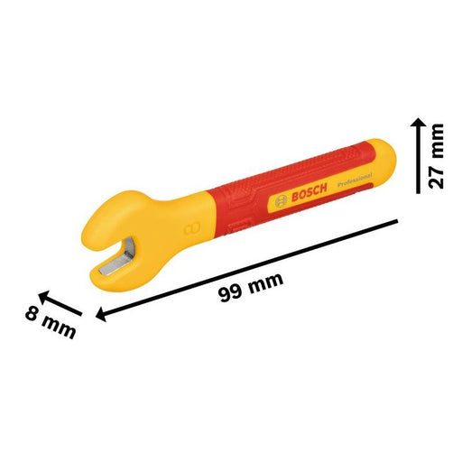 Bosch - Ringschlüssel Maulschlüssel 1600A02NE9 VDE-Einmaulschlüssel