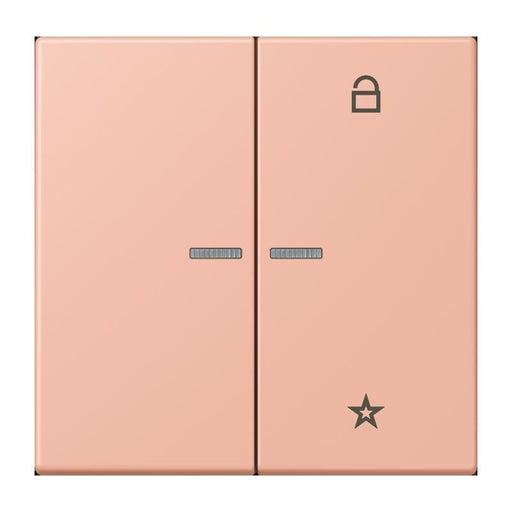 Jung - Bedienelement intelligent eNet Taster Universal 1f. FM LC 1701 231 rose clair (32102)