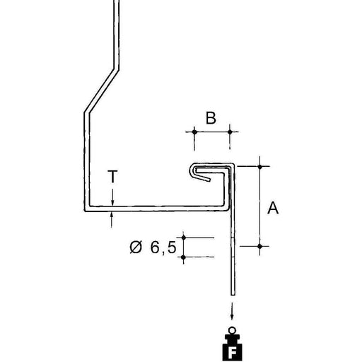 Niedax - Befestigungsklammer Flanschbefestigung SM-125