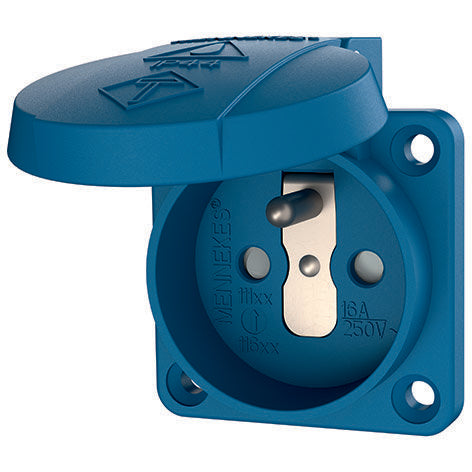 Mennekes - Schutzkontakt-Anbausteckdose Schuko-Anbau-Steckdose 11161 16A,2p+E,230V,bl