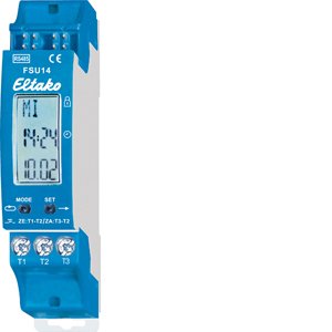 Eltako - Bussystem-Zeitschaltuhr Bus-Display-Schaltuhr FSU14 RS485