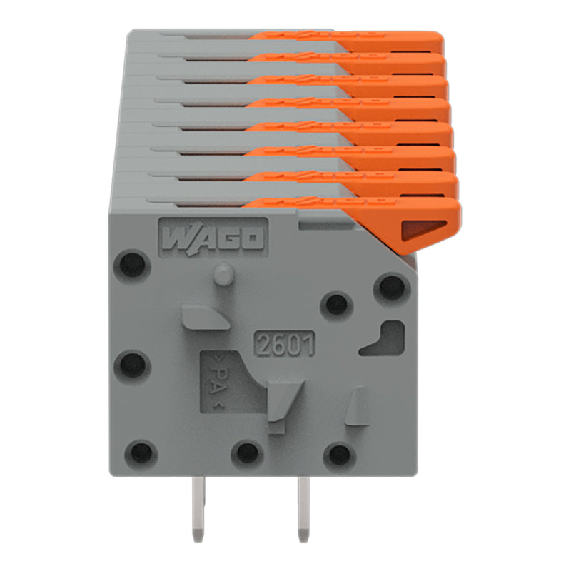 WAGO - Leiterplattenklemme 2601-1308 1,5mm²,gr − 30 Stück