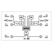 Phoenix Contact - Spannungsmesswandler DC/DC-Wandler MCR-PS- 24DC/2X24DC