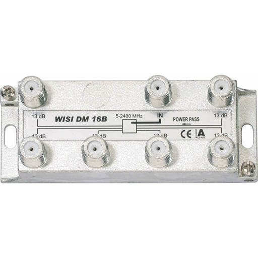 Wisi - Abzweiger und Verteiler Verteiler 6f. DM16B 5-2400MHz, 13dB − 1 Stück by Wisi
