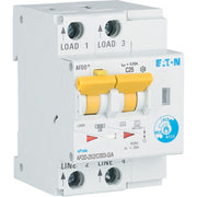 Eaton - Kombination FI-Schalter/Leitungsschutzschalter mit Zusatzeinrichtung Brandschutzschalter AFDD-25/2/C/003-G/A 2p,C,25A,30mA,TypG/A