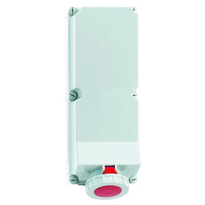 Bals Elektrotech - CEE-Steckdose abschaltbar, abgesichert (IEC 60309) Wandsteckdose abgesichert 15006 63A 4p 400V 6h IP67