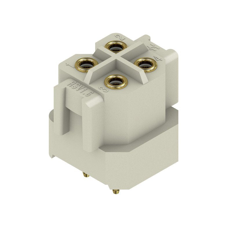 Weidmüller - Leiterplattensteckverbinder Verbinder 5.00mm RSV1,6 LB4 GR 3,2 AU − 100 Stück