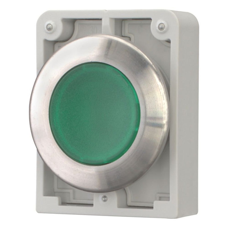 Eaton - Frontelement für Drucktaster Leuchtdrucktaste RMQ-Titan M30I-FDL-G flach tastend unbes