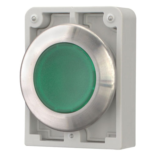 Eaton - Frontelement für Drucktaster Leuchtdrucktaste RMQ-Titan M30I-FDL-G flach tastend unbes