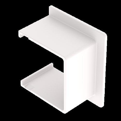 Unex - Wandanschlussblende für Geräteeinbaukanal Durchführung gerade 31600-02 35x35 aus U24X − 4 Stück by Unex
