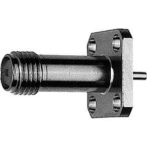 Telegärtner - Koax-Steckverbinder SMA-Einbaubuchse 100024680 mit Flansch − 5 Stück