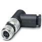 Phoenix Contact - Rundsteckverbinder, feldkonfektionierbar (Industriesteckverbinder) Steckverbinder SACC-M 8FR-4CON-M-SW 4-polig Bu/gew M8