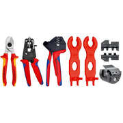 Knipex - Sortimentskasten für Anschluss- und Verbindungstechnik Werkzeugkoffer 97 91 04 V02 für Photovoltaik MC4