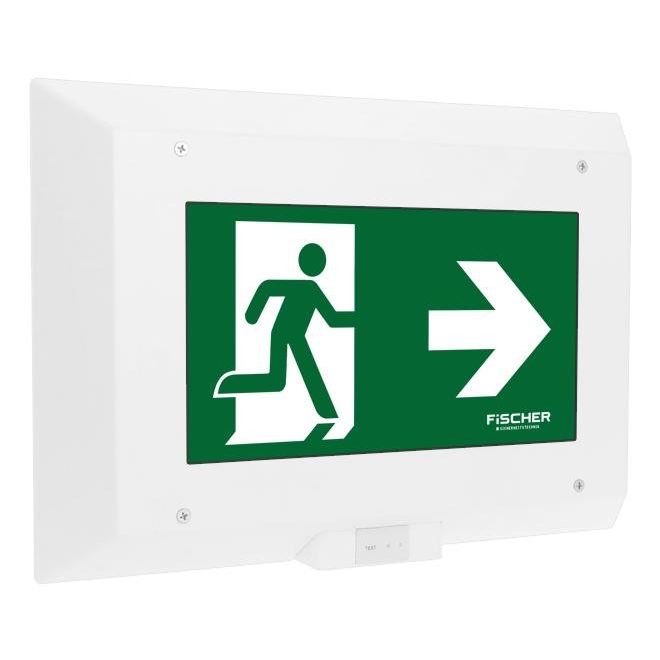 Fischer - Sicherheitsleuchte LED-Rettungszeichenleuchte BAW383AT2.V2 EB 3/8h