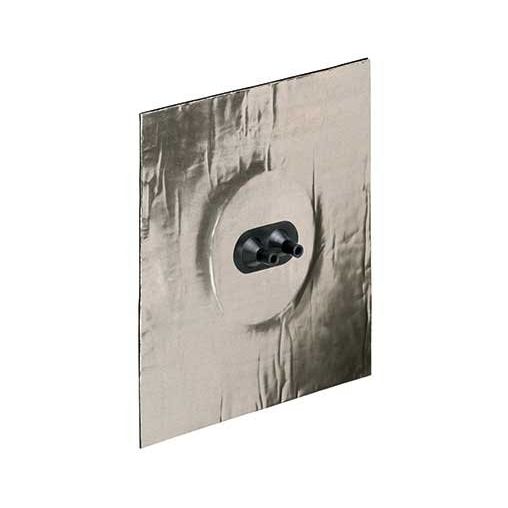 Kaiser - Zubehör/Ersatzteile für Dose/Gehäuse für Montage in der Wand/Decke Doppel-Leitungsmanschette 9079-45 D4-8 mm Alu-Butyl − 10 Stück