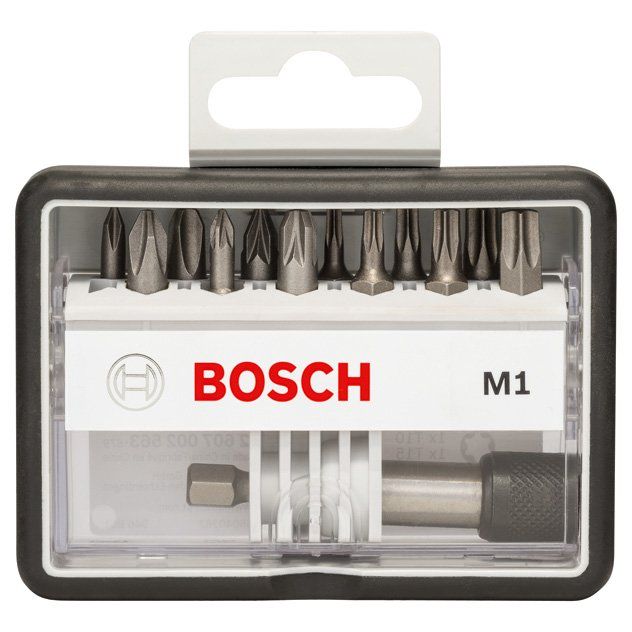 Bosch - Bit-Set 12+1-tlg. 2607002563 Schrauberbit-Set
