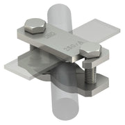 OBO Bettermann - Verbinder für Blitzschutz Diagonalklemme 250 A-VA − 10 Stück