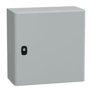 Schneider Electric - Gehäuse/Schaltschrank (leer) Klemmengehäuse Spacial NSYS3DEX4420 RAL 7035 400x400x200