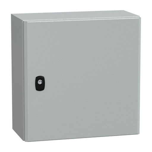 Schneider Electric - Gehäuse/Schaltschrank (leer) Klemmengehäuse Spacial NSYS3DEX4420 RAL 7035 400x400x200