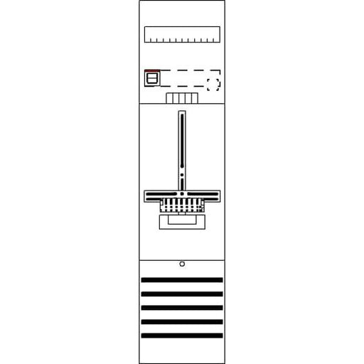 Striebel&amp;John - Zählerfeld Zählerfeld DF17Q1 7RE 1Z vorverdrahtet − 1 Stück by Striebel&amp;John

