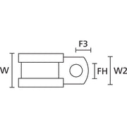 HellermannTyton - Befestigungsschelle für Kabel/Rohre Befestigungsschelle ALU5C-ALU-NABK − 100 Stück
