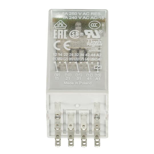 ABB Stotz S&J - Schaltrelais Steckbares Interface CR-M024AC4LG Relais 4We, A1-A2=24 − 10 Stück