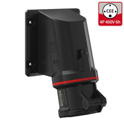 Walther Werke - CEE-Anbausteckdose (IEC 60309) CEE NEO Anbaudose schräg FW533406CC 32A 4P 6h IP54