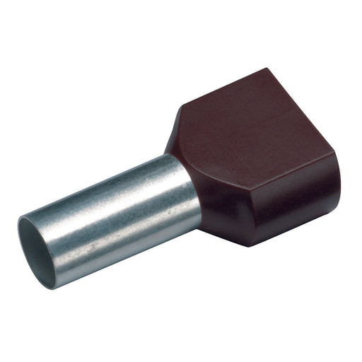 Cimco Werkzeuge - Aderendhülse 182472 iso. sw 2x1,5-12mm − 100 Stück