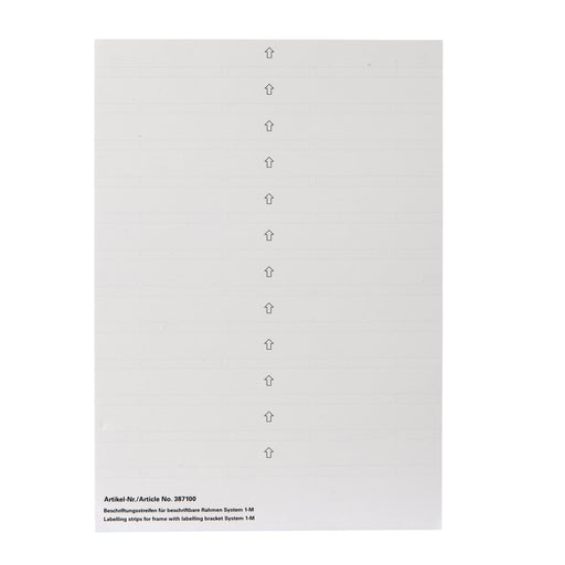 Merten - Bezeichnungsmaterial für Installationsschalterprogramme Beschriftungsstreifen 387100 für Rahmen pws