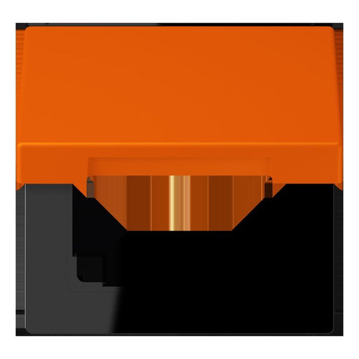 Jung - Abdeckrahmen Klappdeckel m. Stellfeder LC 990 BFKL 224 orange