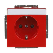Busch-Jaeger - Steckdose SCHUKO Steckdosen-Einsatz 20 EUCNB-12-82 rot RAL3020