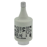 Eaton - D-Sicherungseinsatz Sicherungseinsatz Nieders. FUSE 6A DI#6D27Q 6A AC 500V 50kA − 25 Stück