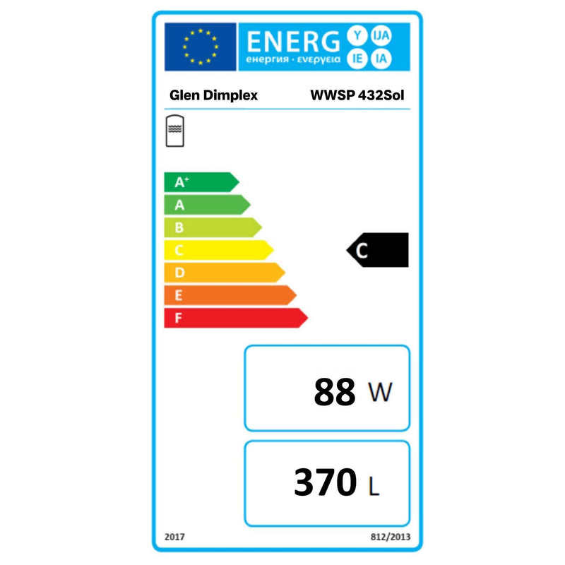 Glen Dimplex SEE - Solarwarmwasserspeichergefäß Solar-Warmwasserspeicher WWSP 432 SOL für Wärmepumpen