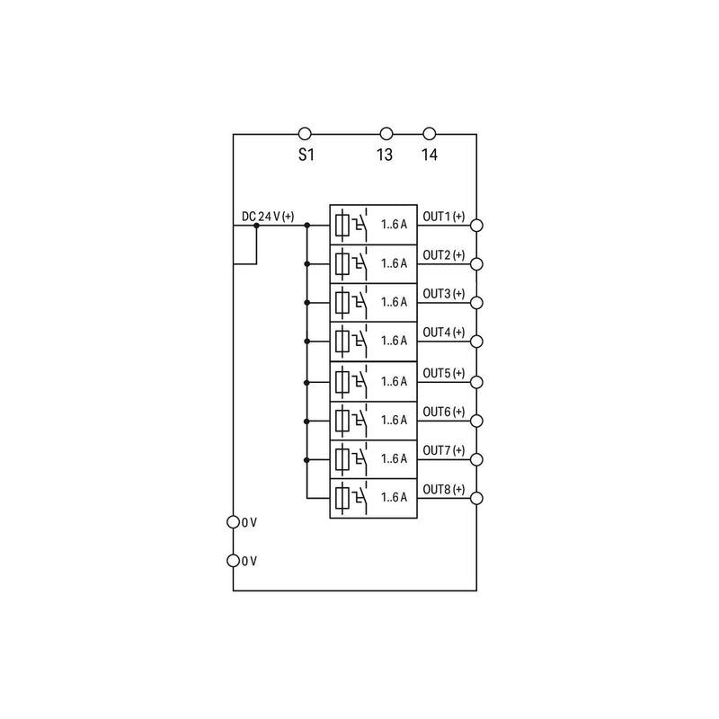 WAGO - Stromüberwachungsgerät Elektron. Schutzschalter 787-1668/106-054 DC 24 V