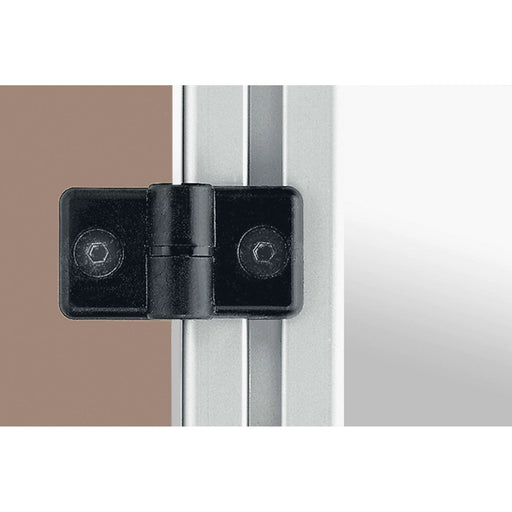 Item - Verbinder für Stiel/Profilschiene Scharnier 0.0.026.12 rechts, schwarz − 1 Stück by Item
