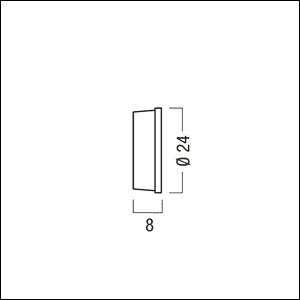 Zumtobel - Lichttechnisches Zubehör/Ersatzteile für Leuchten Abblendring SUP2 S FOIL SP mit Folie