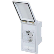Murrelektronik - Schalter-/Steckdosenkombination Rahmen metall 4000-68112-0010000 1-fach sw
